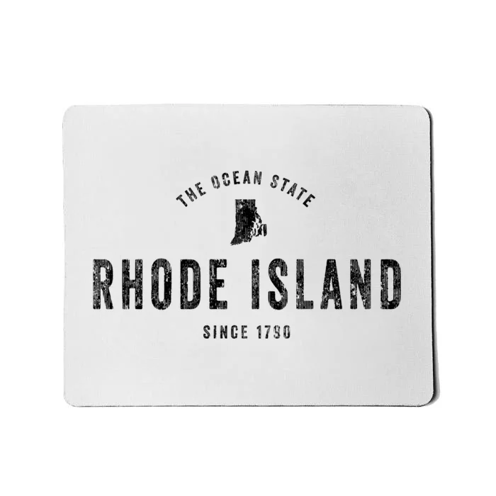 Rhode Island Vintage Established Sports Design Retro Ri Mousepad