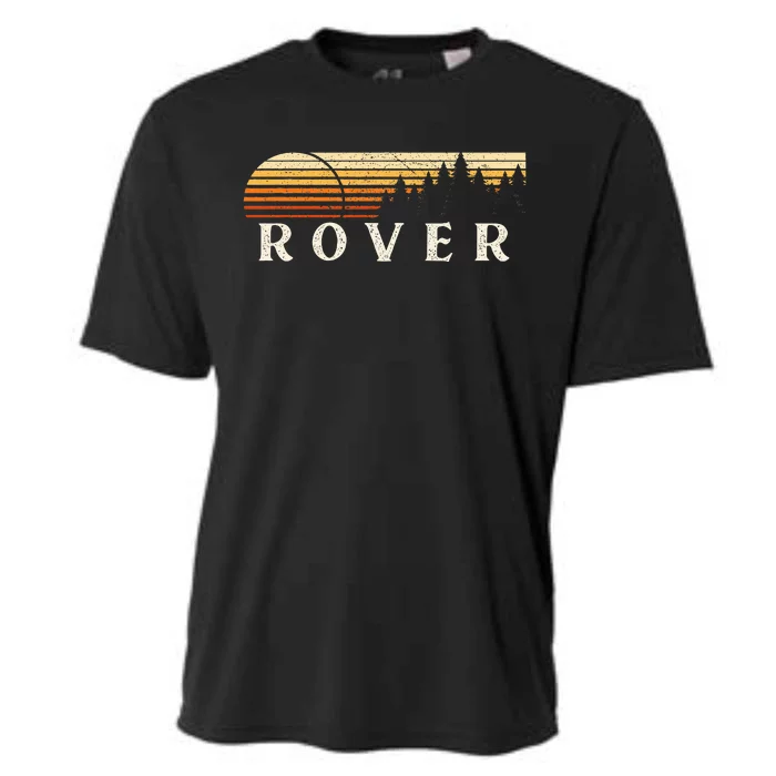 Rover Id Vintage Evergreen Sunset Eighties Retro Cooling Performance Crew T-Shirt