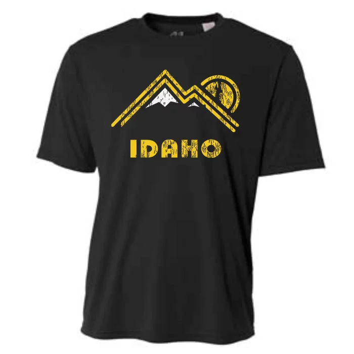 Retro Idaho Vintage Mountains Cooling Performance Crew T-Shirt