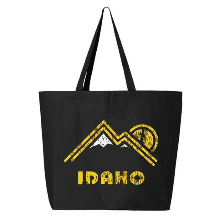 Retro Idaho Vintage Mountains 25L Jumbo Tote