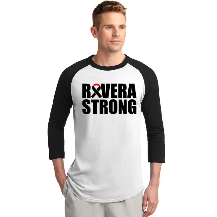 Rivera Strong Squamous Cell Carcinoma Awareness Baseball Sleeve Shirt