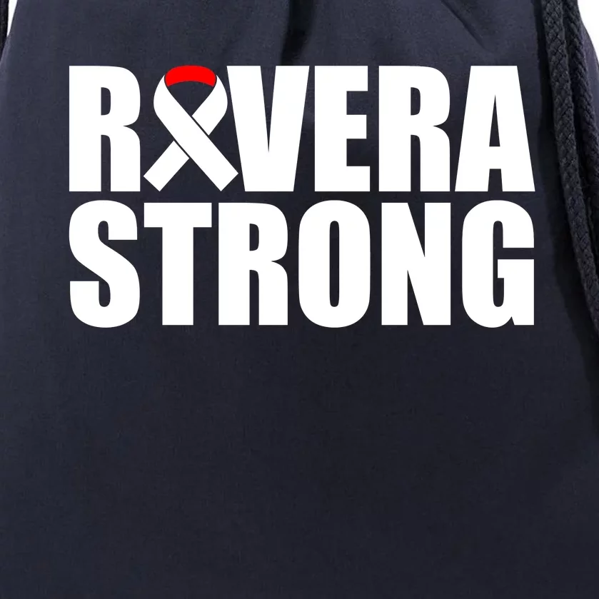 Rivera Strong Squamous Cell Carcinoma Awareness Drawstring Bag