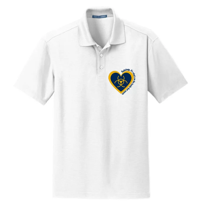 Radiology Its Whats On Inside That Counts Heart Biohazard Dry Zone Grid Performance Polo