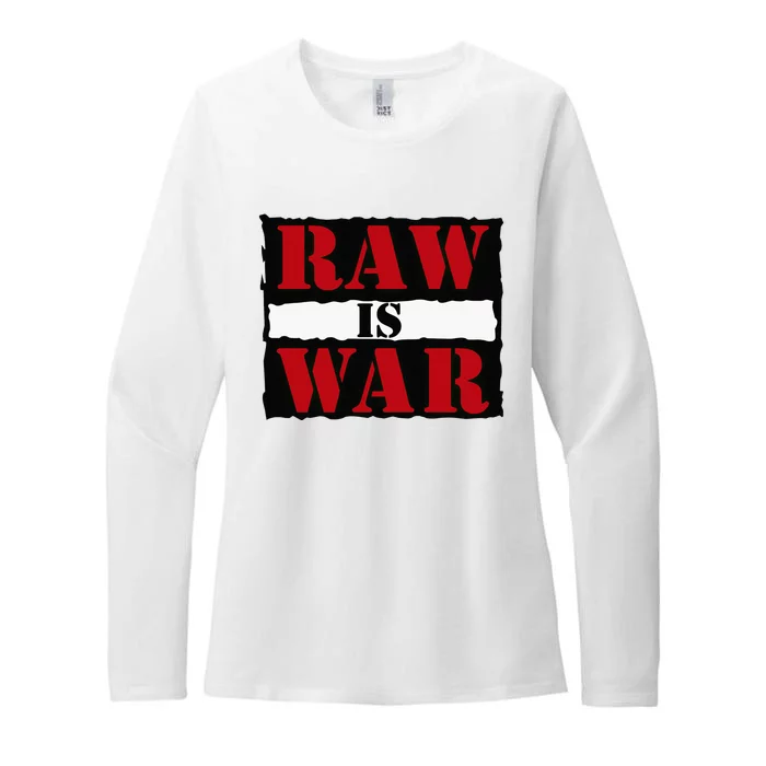 Raw Is War Womens CVC Long Sleeve Shirt