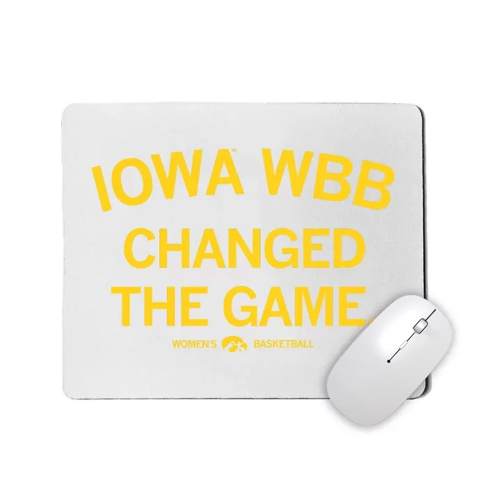 Raygunshirts Iowa Wbb Changed The Game Basketball Mousepad