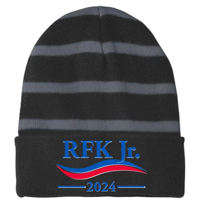 RFK Jr 2024 Election Striped Beanie with Solid Band