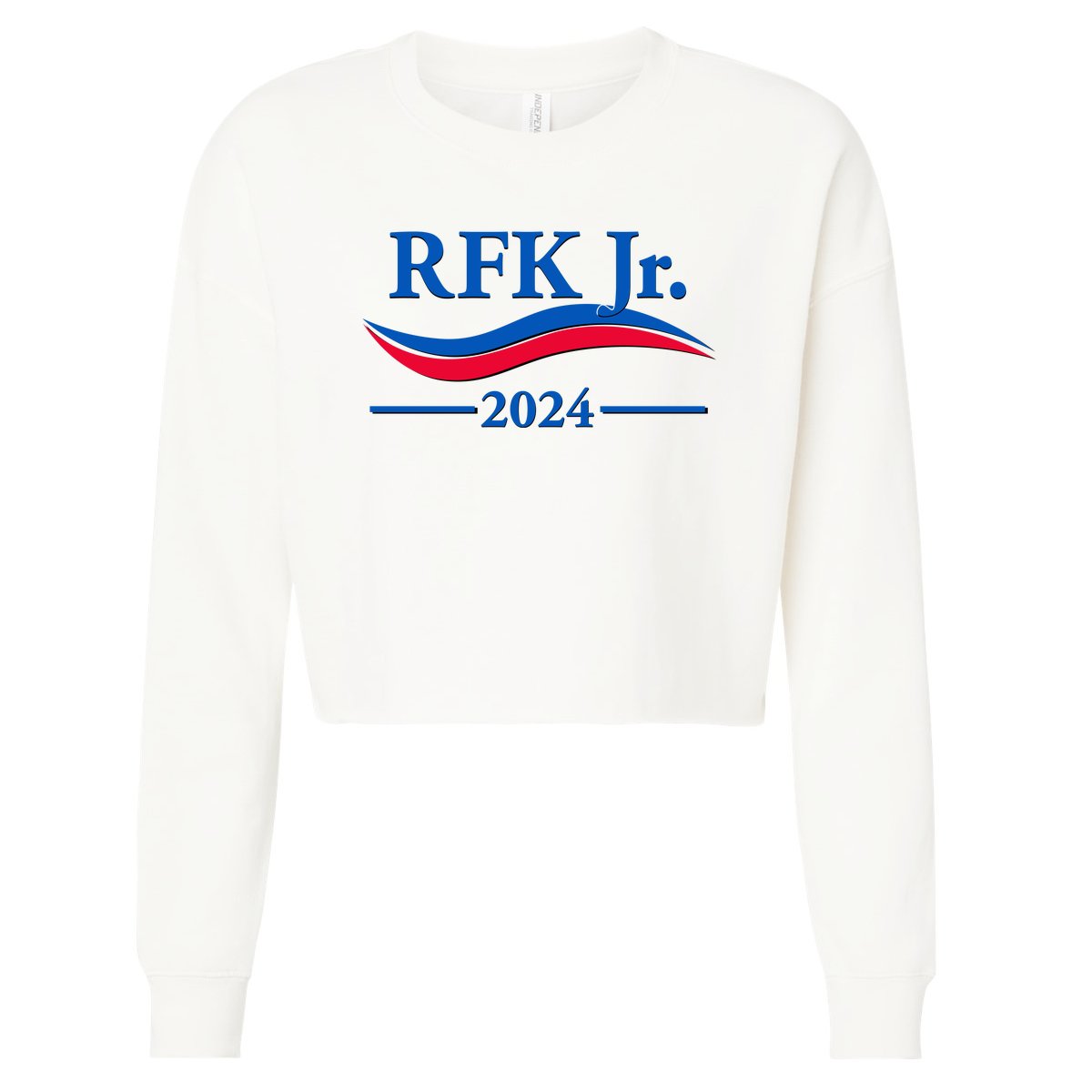 RFK Jr 2024 Election Cropped Pullover Crew TeeShirtPalace