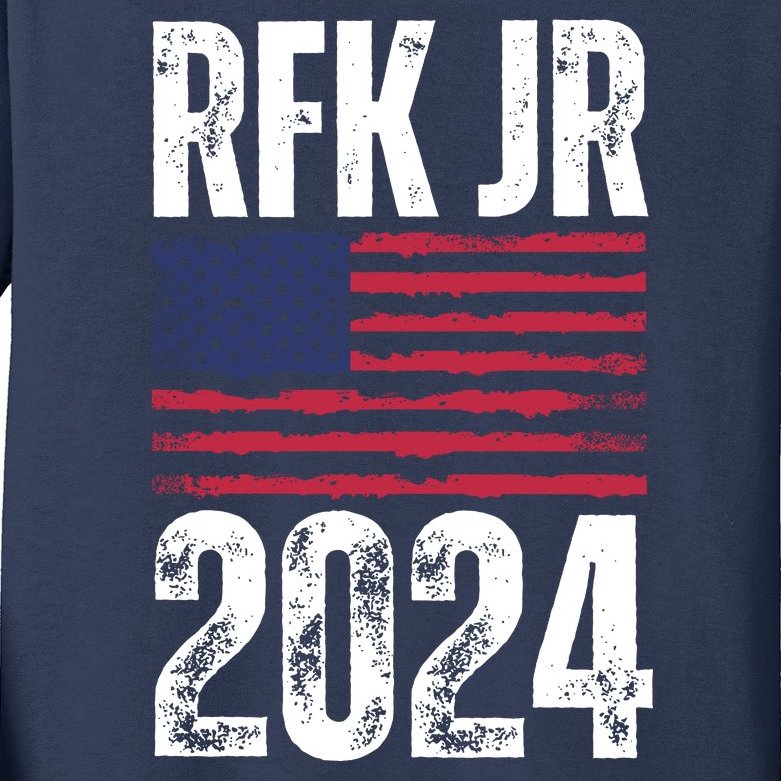 RFK JR 2024 Robert F. Kennedy Jr. For President Kids Long Sleeve Shirt
