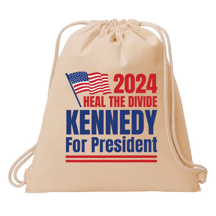 RFK Jr. 2024 Heal The Divide Robert F. Kennedy Jr. For President Drawstring Bag