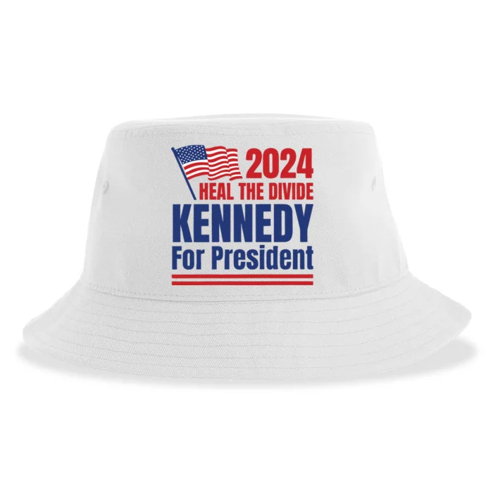 RFK Jr. 2024 Heal The Divide Robert F. Kennedy Jr. For President Sustainable Bucket Hat