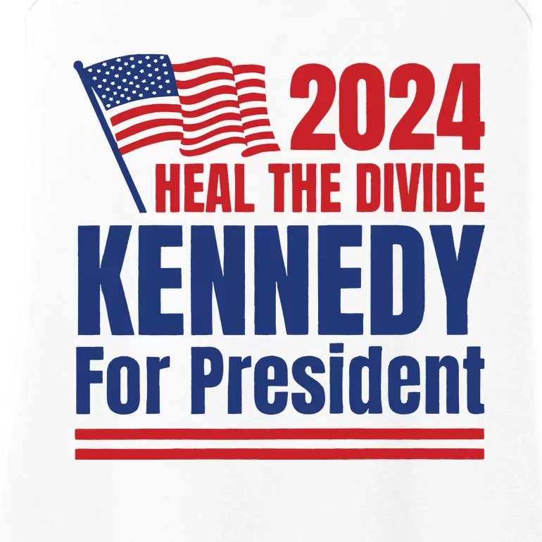 RFK Jr. 2024 Heal The Divide Robert F. Kennedy Jr. For President Ladies Essential Tank