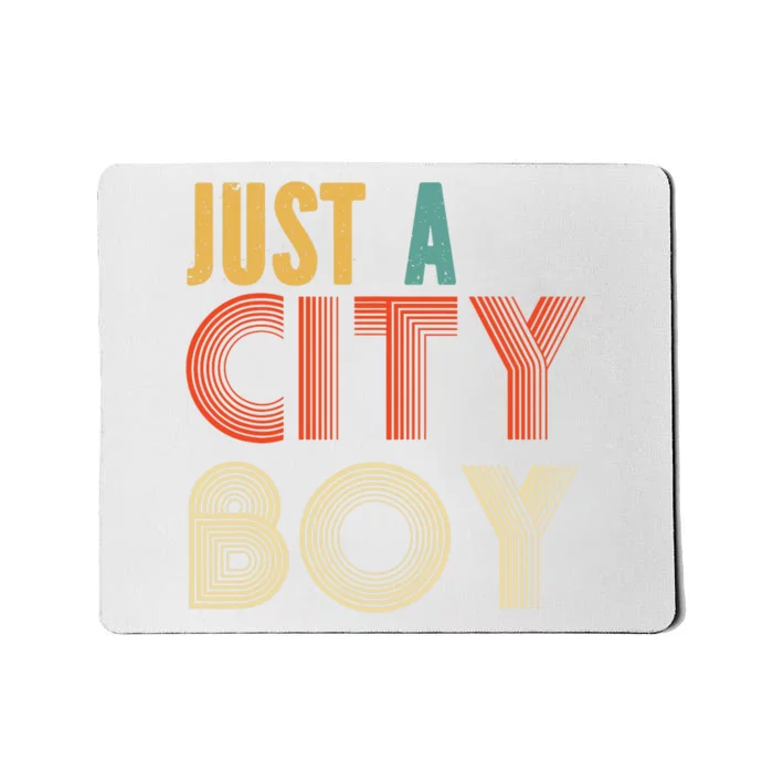 Retro Just A City Boy Journey Mousepad