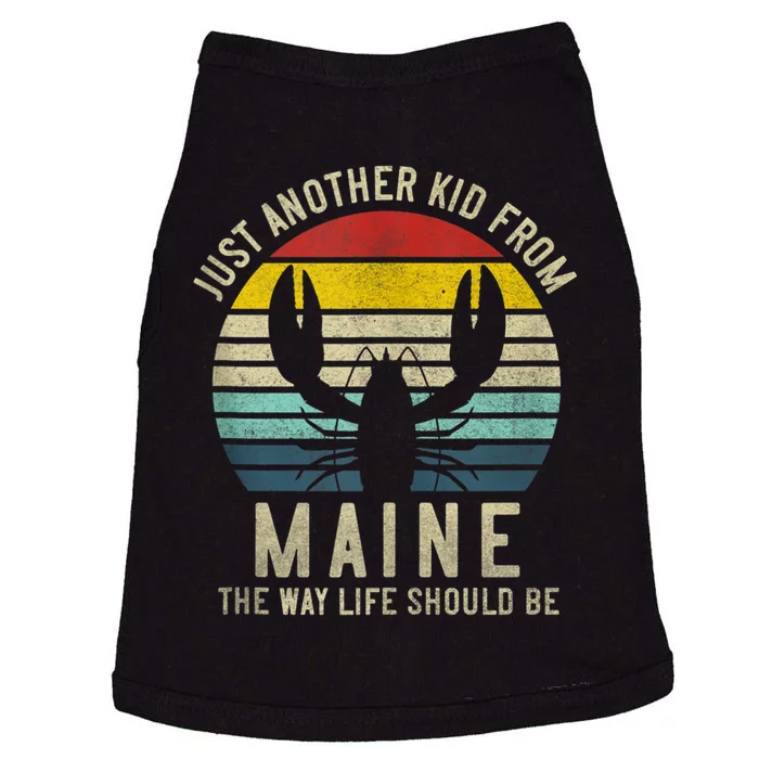 Retro Just A From Maine The Way Life Should Be! Doggie Tank