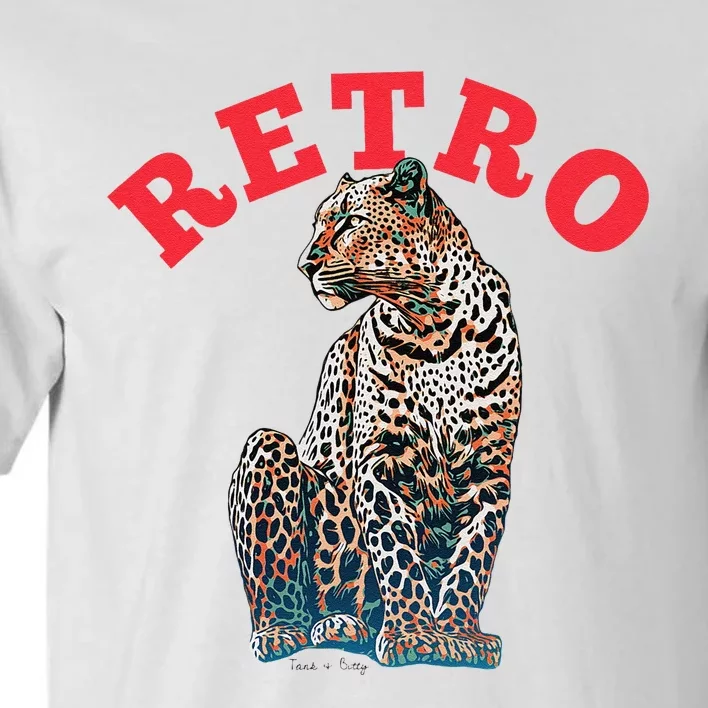 Retro Jaguar Animal Oversized Tall T-Shirt