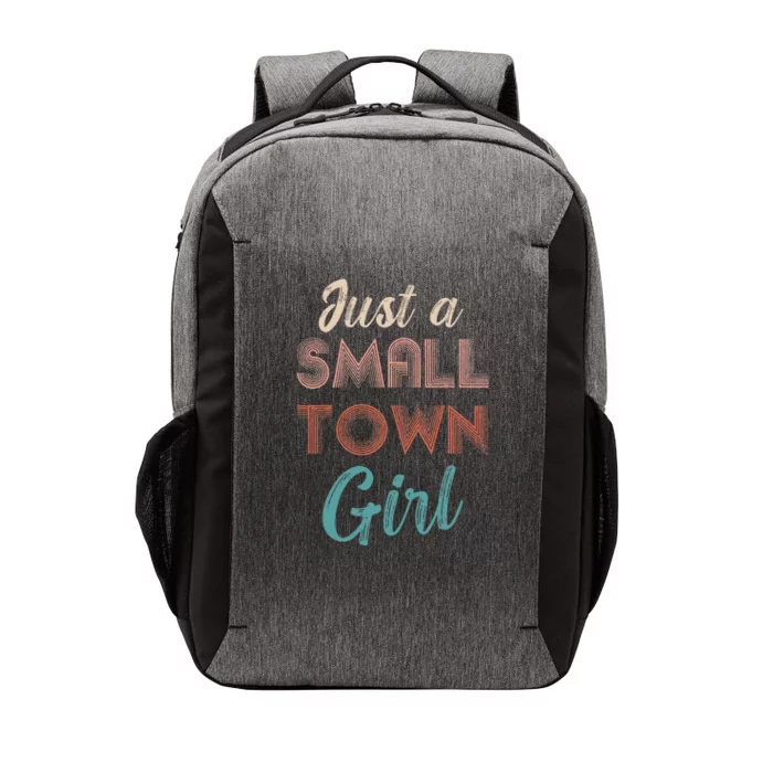 Retro Just A Small Town Journey Vector Backpack