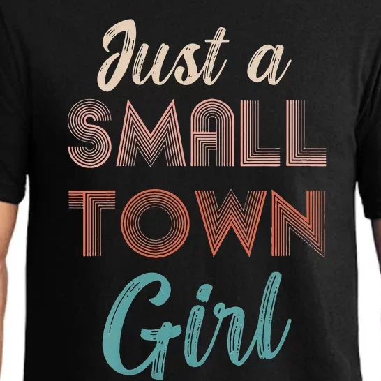 Retro Just A Small Town Girl Journey Pajama Set