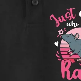 Rat Just A Girl Who Loves Rats Dry Zone Grid Performance Polo