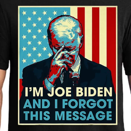 Retro Joe Biden I Forgot This Message Pajama Set