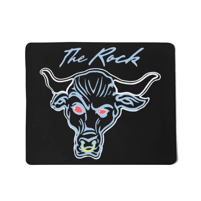 Ripple Junction Black Neon Glow Bull Mousepad