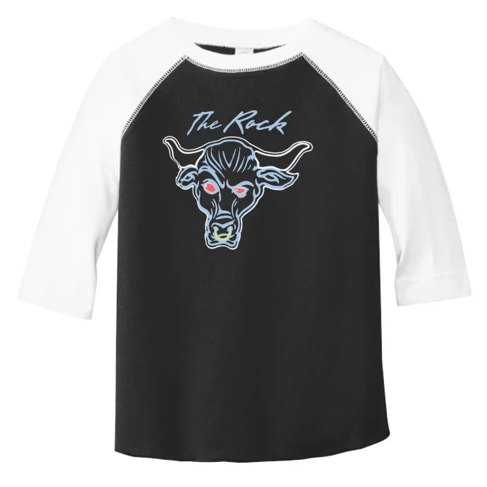 Ripple Junction Black Neon Glow Bull Toddler Fine Jersey T-Shirt