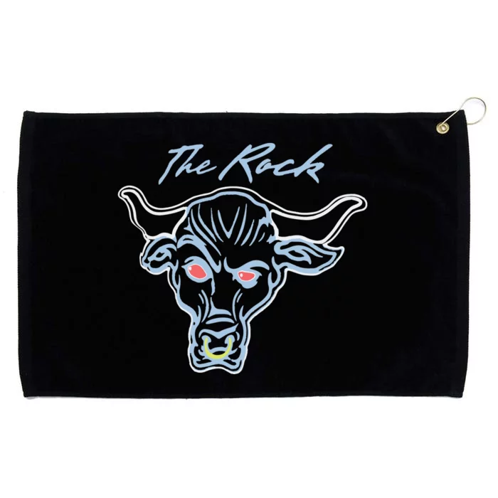 Ripple Junction Black Neon Glow Bull Grommeted Golf Towel