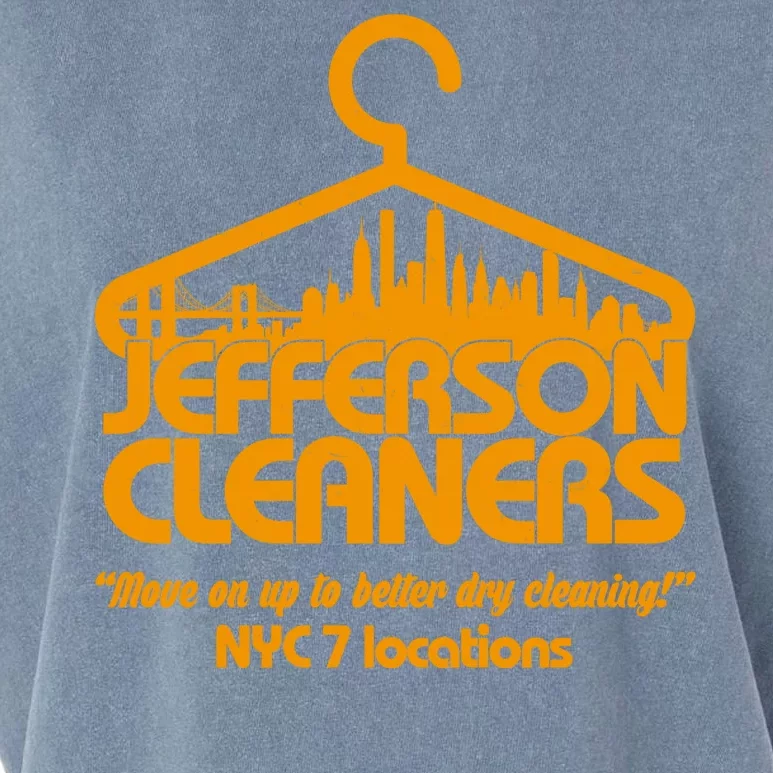 Retro Jefferson Cleaners Logo Garment-Dyed Women's Muscle Tee