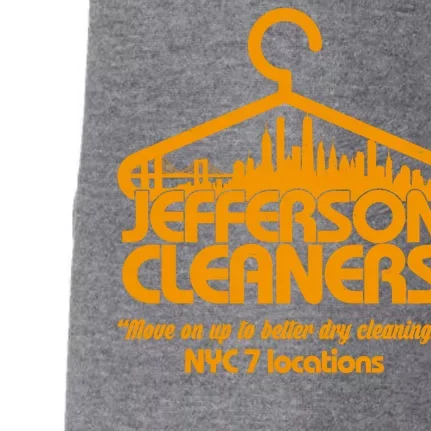 Retro Jefferson Cleaners Logo Doggie 3-End Fleece Hoodie