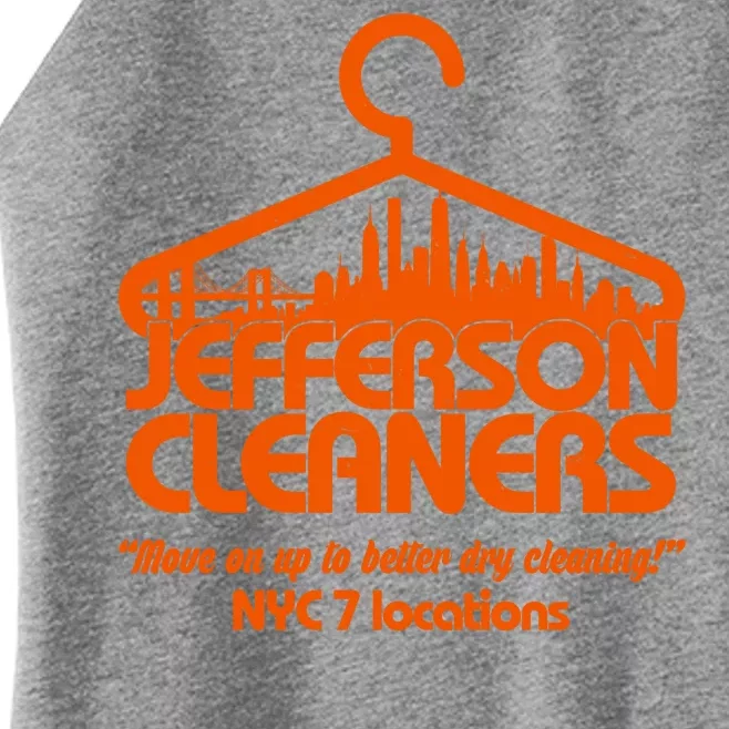 Retro Jefferson Cleaners Logo Women’s Perfect Tri Rocker Tank