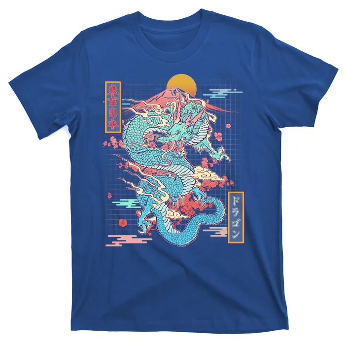 Retro Japanese Dragon Tokyo Japan T-Shirt