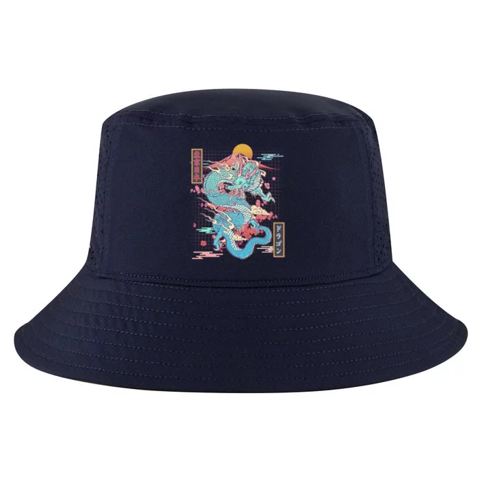 Retro Japanese Dragon Tokyo Japan Cool Comfort Performance Bucket Hat