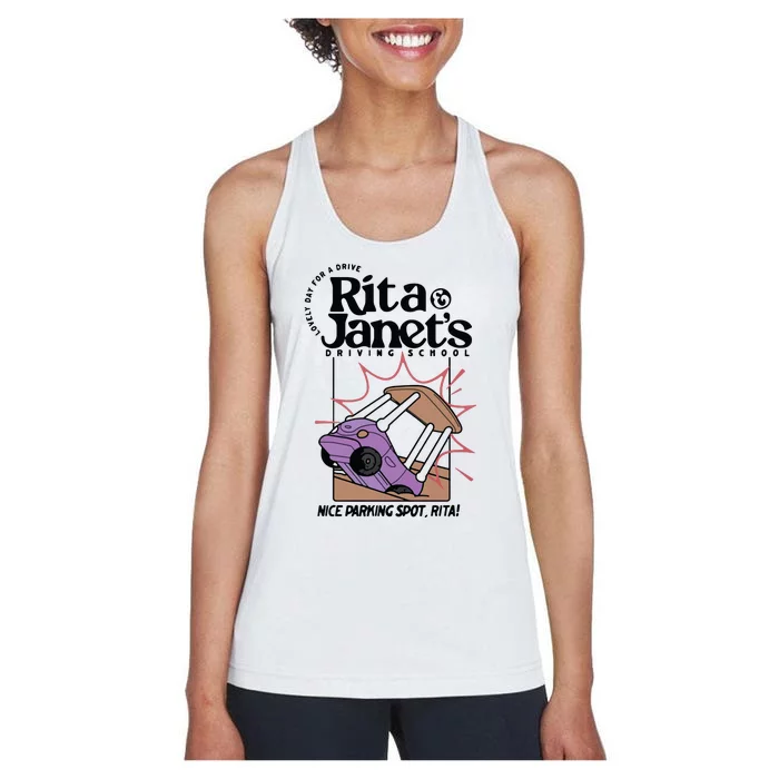 Rita & Janets Driving School Women's Racerback Tank