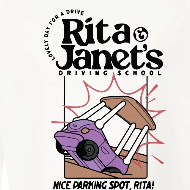 Rita & Janets Driving School Cropped Pullover Crew