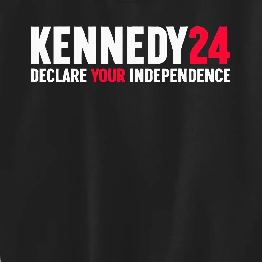 Rfk Jr Declare Your Independence For President 2024 Kids Sweatshirt