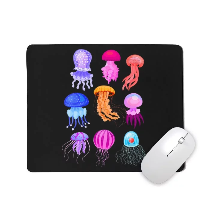 Retro Jellyfish Design Mousepad