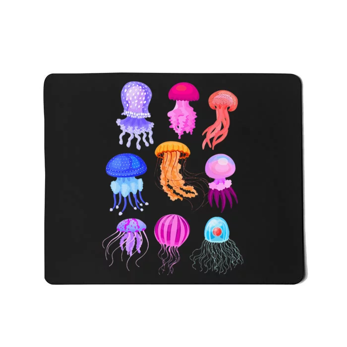 Retro Jellyfish Design Mousepad