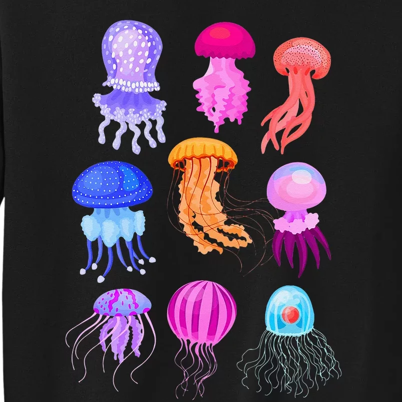 Retro Jellyfish Design Sweatshirt