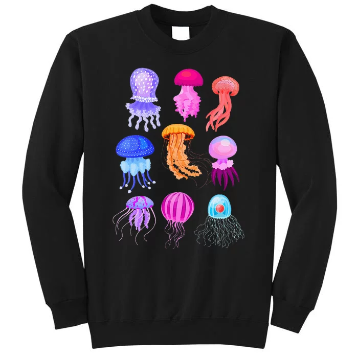 Retro Jellyfish Design Sweatshirt