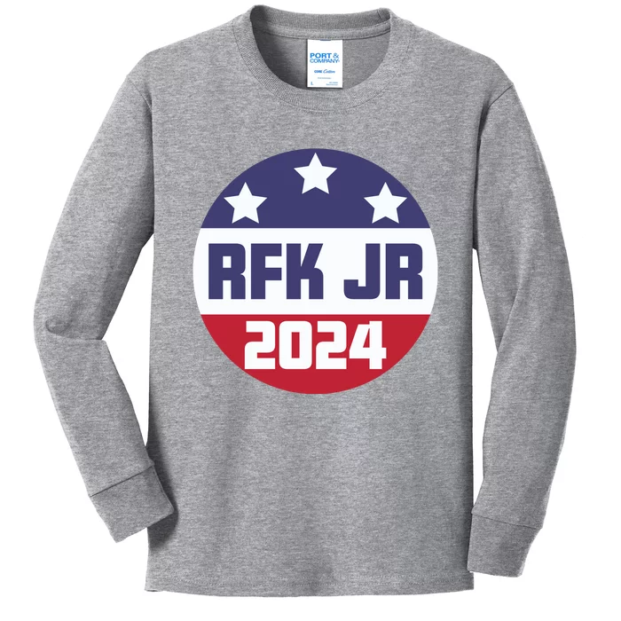 RFK Jr Election 2024 Kids Long Sleeve Shirt