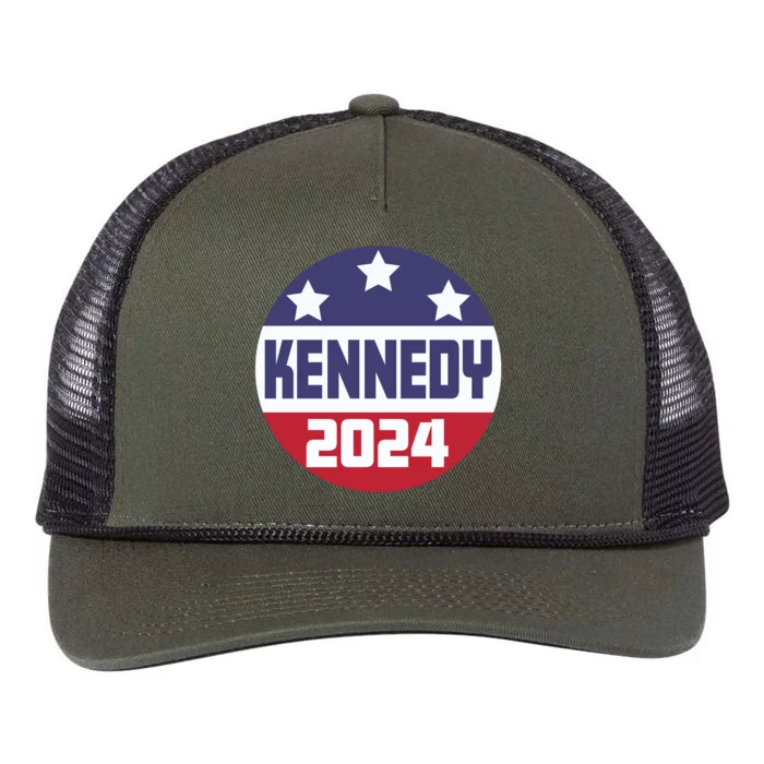 RFK Jr Election 2024 Retro Rope Trucker Hat Cap