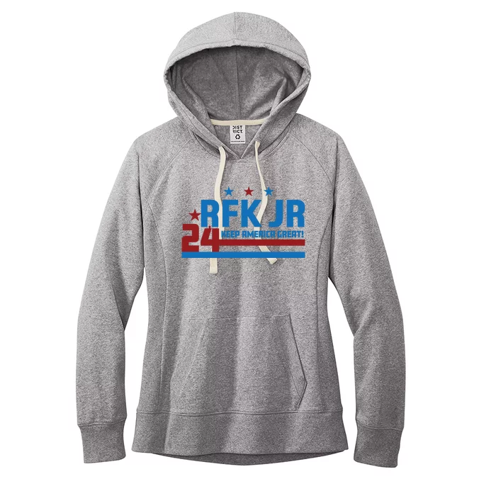 RFK Jr Election 2024 Keep America Great Women's Fleece Hoodie