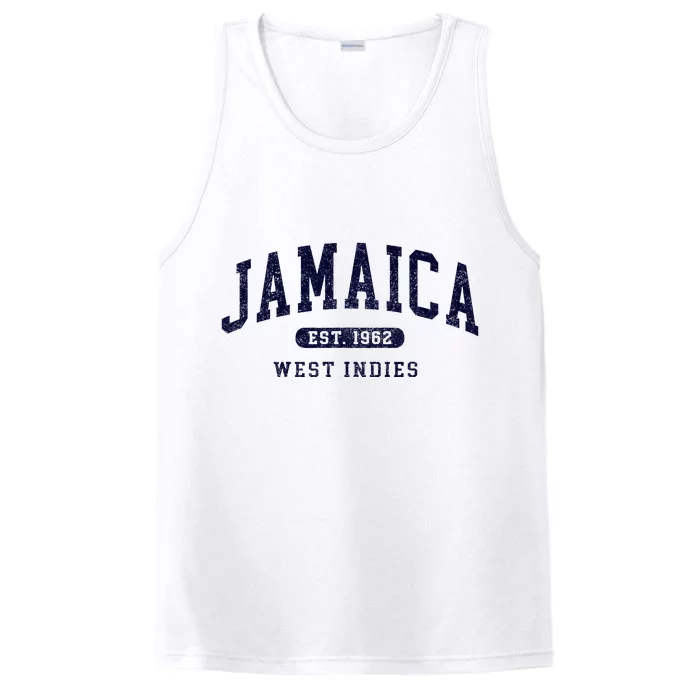 Retro Jamaica Est 1962 Vintage Jamaican Performance Tank