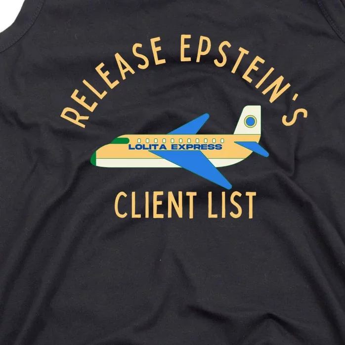 Release Jeffrey Epstein's Client List Tank Top