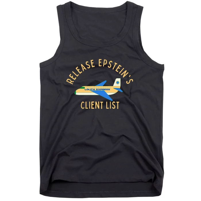 Release Jeffrey Epstein's Client List Tank Top