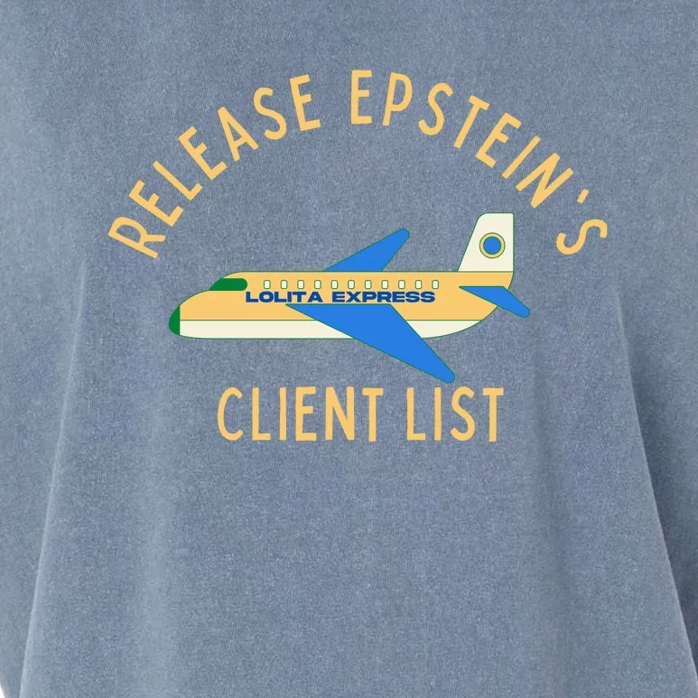 Release Jeffrey Epstein's Client List Garment-Dyed Women's Muscle Tee