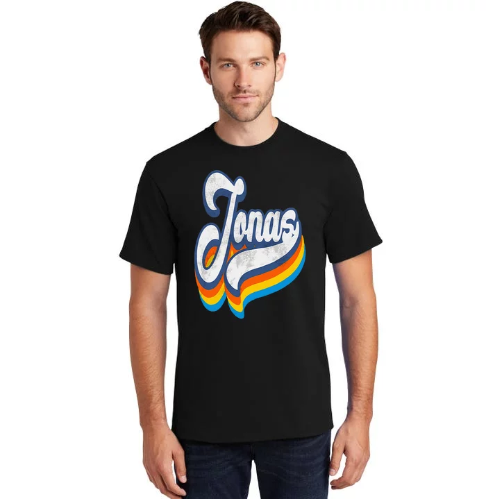 Retro Jonas First Name Vintage Jonas Tall T-Shirt