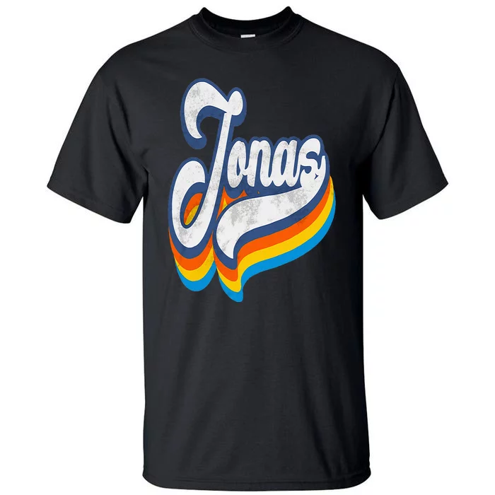 Retro Jonas First Name Vintage Jonas Tall T-Shirt