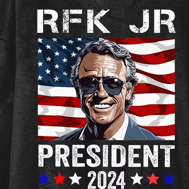 Rfk Jr For President 2024 Hooded Wearable Blanket