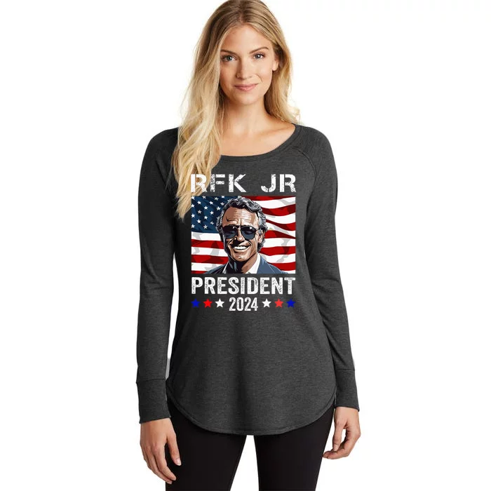 Rfk Jr For President 2024 Women's Perfect Tri Tunic Long Sleeve Shirt