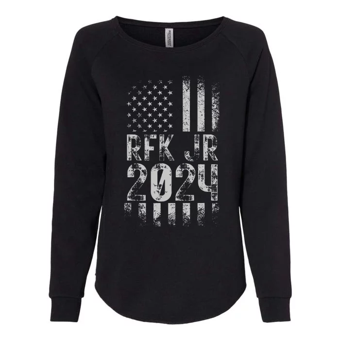 RFK JR For President 2024 Robert Kennedy Jr 24 Flag Classic Womens California Wash Sweatshirt