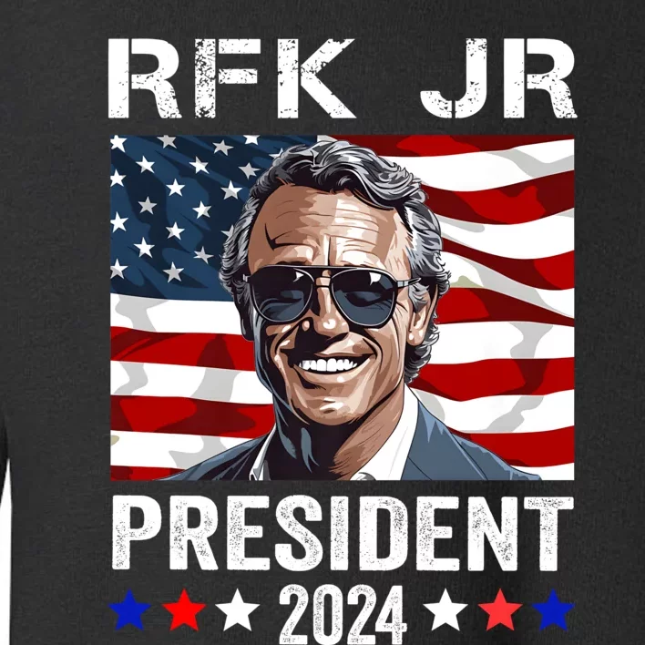 RFK JR For President 2024 Robert Kennedy Jr 24 Toddler Sweatshirt